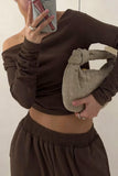 Off-Shoulder Top and Pants Set