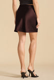 Slit Hem Bodycon Mini Skirt
