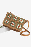 Crochet Floral Pattern Bag Accessory