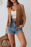 Fringe Studded Vest