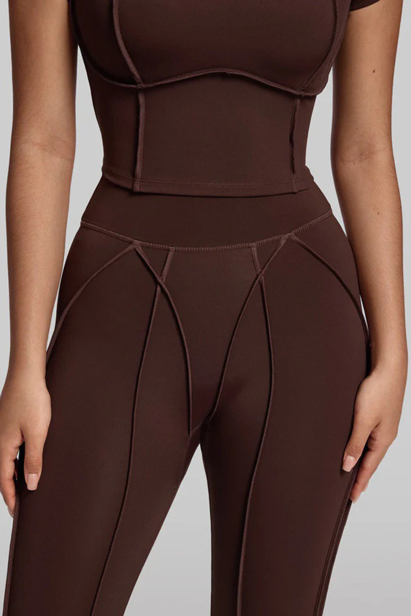 Sleek High-Waist Casual Leggings