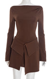 Elegant Layered Skirt Set