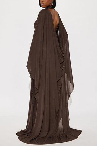 Elegant Layered dress Set with Ruched Detail