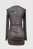 Elegant Draped Vacation Dress