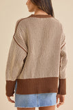 Stylish Striped Knit Sweater