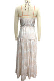 Halter-Neck Maxi Dress