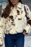 Faux Fur Patterned Jacket