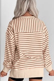 Striped Casual Sweatshirt