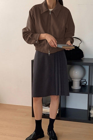 Zip-Up Casual Jacket