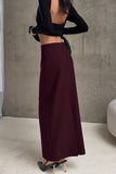 Elegant High-Waist Maxi Skirt