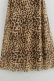 Leopard Print Spaghetti Strap Dress