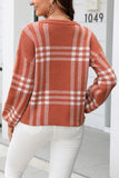 Plaid Patterned Sweater