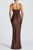 Sleeveless Draped Evening Gown