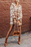 Plaid Side Pocket Mini Dress