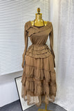 Elegant Layered Skirt Set