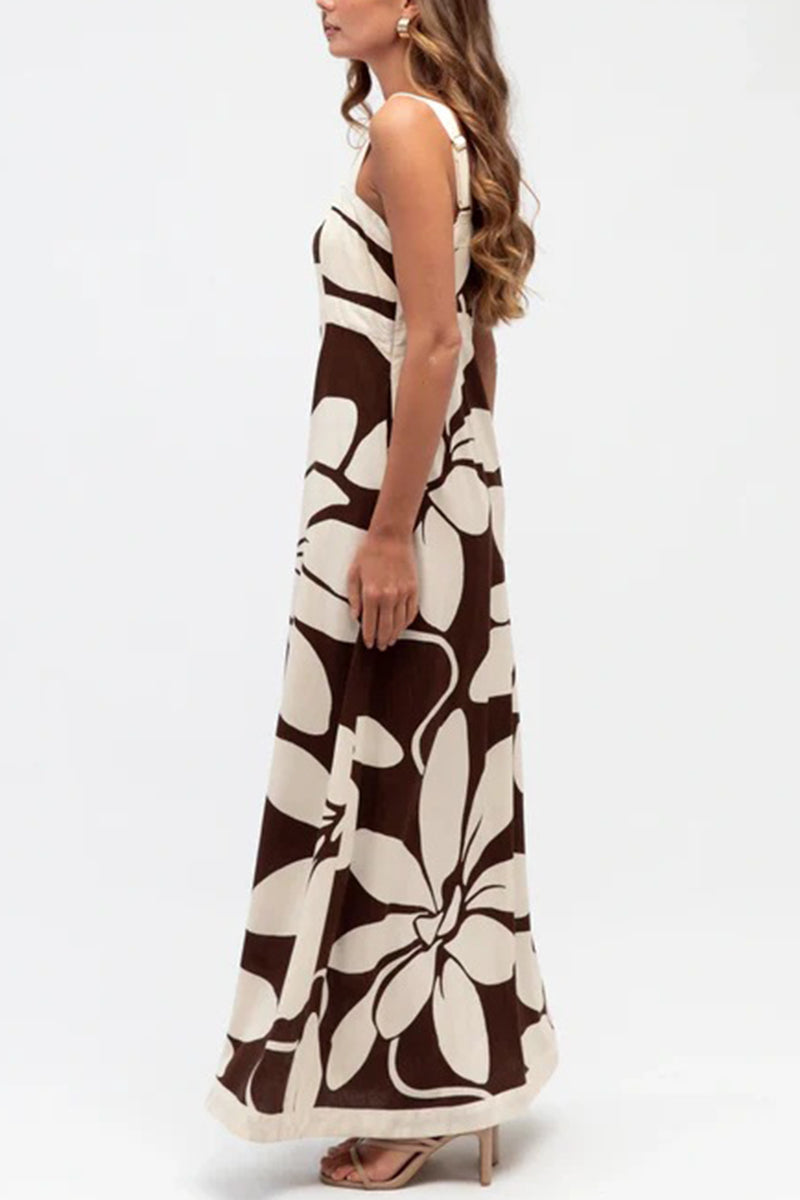 Floral Maxi Casual Dress