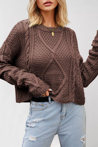 Classic Cable-Knit Sweater