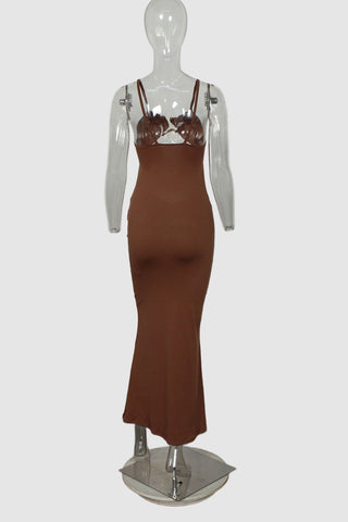 Cutout Sundress with Decorative Rings