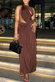 One-Shoulder Ruched Dress