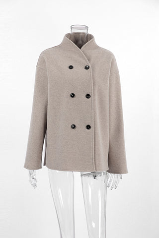 Double-Breasted Casual Jacket