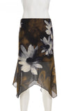 Floral Print Midi Skirt