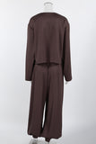 Chic Long Sleeve Pants Set