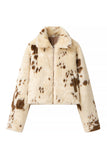 Faux Fur Patterned Jacket