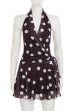 Polka Dot Halter Dress