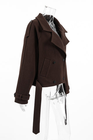 Double-Breasted Relaxed Fit Blazer