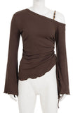 Asymmetric Long-Sleeve T-Shirt