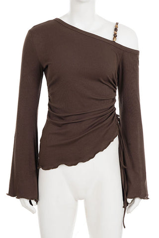 Asymmetric Long-Sleeve T-Shirt