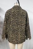 Animal Print Oversized Jacket
