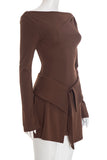 Elegant Layered Skirt Set