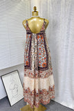 Boho Inspired Tie Strap Sundress