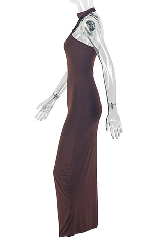 Halter Neck Evening Gown