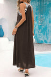 Halter Neck Casual Midi Dress