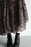 Boho Print Maxi Skirt