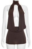 Halter Neck Mini Dress