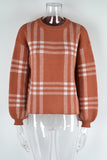 Plaid Patterned Sweater