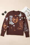 Western Motif Sweater