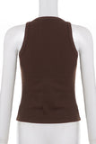 Embellished Square-Neck Tank Top