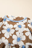 Floral Puff Sleeve Blouse