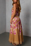 Floral Print Maxi Dress