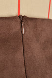 Asymmetric Ruched Wrap Skirt