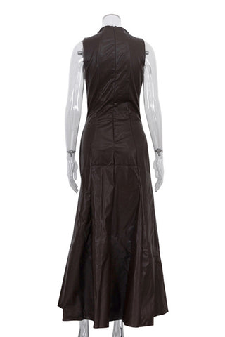 Sleeveless Maxi Casual Dress
