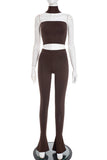 Stylish Two-Piece Flare Pant Set