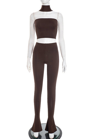 Stylish Two-Piece Flare Pant Set