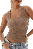 Textured Sleeveless Tank Top