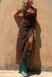 Geometric Sundress with Strappy Design