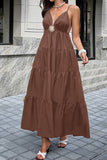 Elegant Tiered Midi Dress